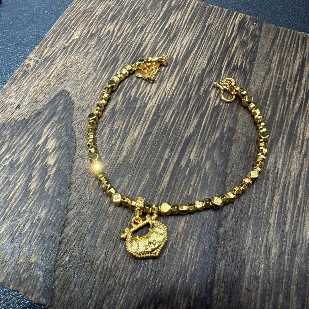 【国检证书+运费险+终身售后】18K蹦迪珠手链 - 1115