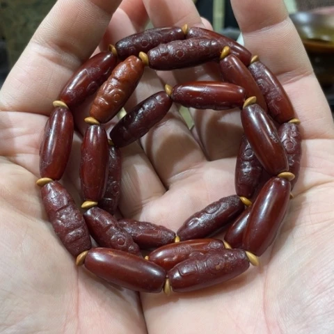 上***水玛瑙/玉髓颈饰未镶嵌