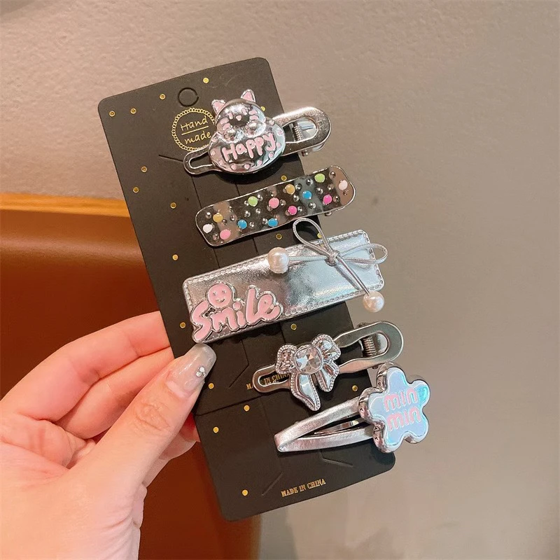 女抓夹边夹韩版韩式鸭嘴夹发夹可爱刘海夹东方洛可可