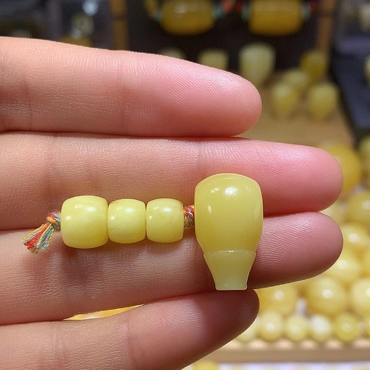 蜜蜡未镶嵌裸石天然原矿白花蜜蜡直切套装8-11.5