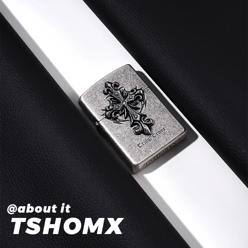 TSHOMX【荒原圣章】定制刻字防风打火机圣诞礼物送男生打火机