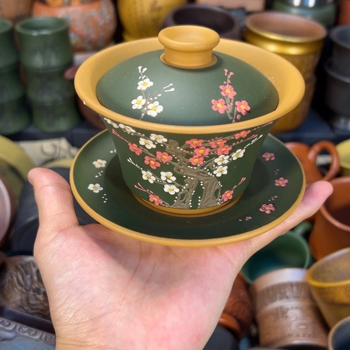 茶杯紫砂宜兴紫砂杯子