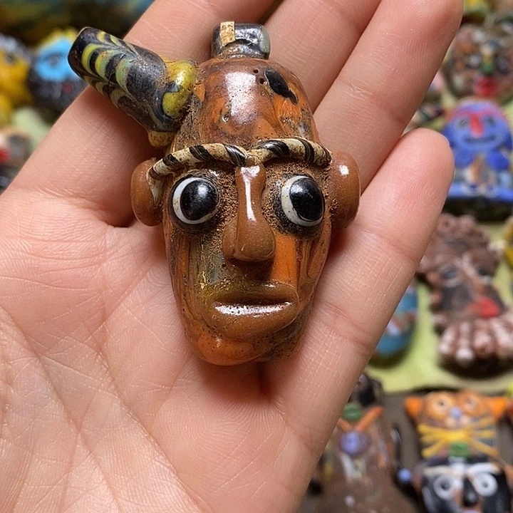 琉璃颈饰单角娃娃080