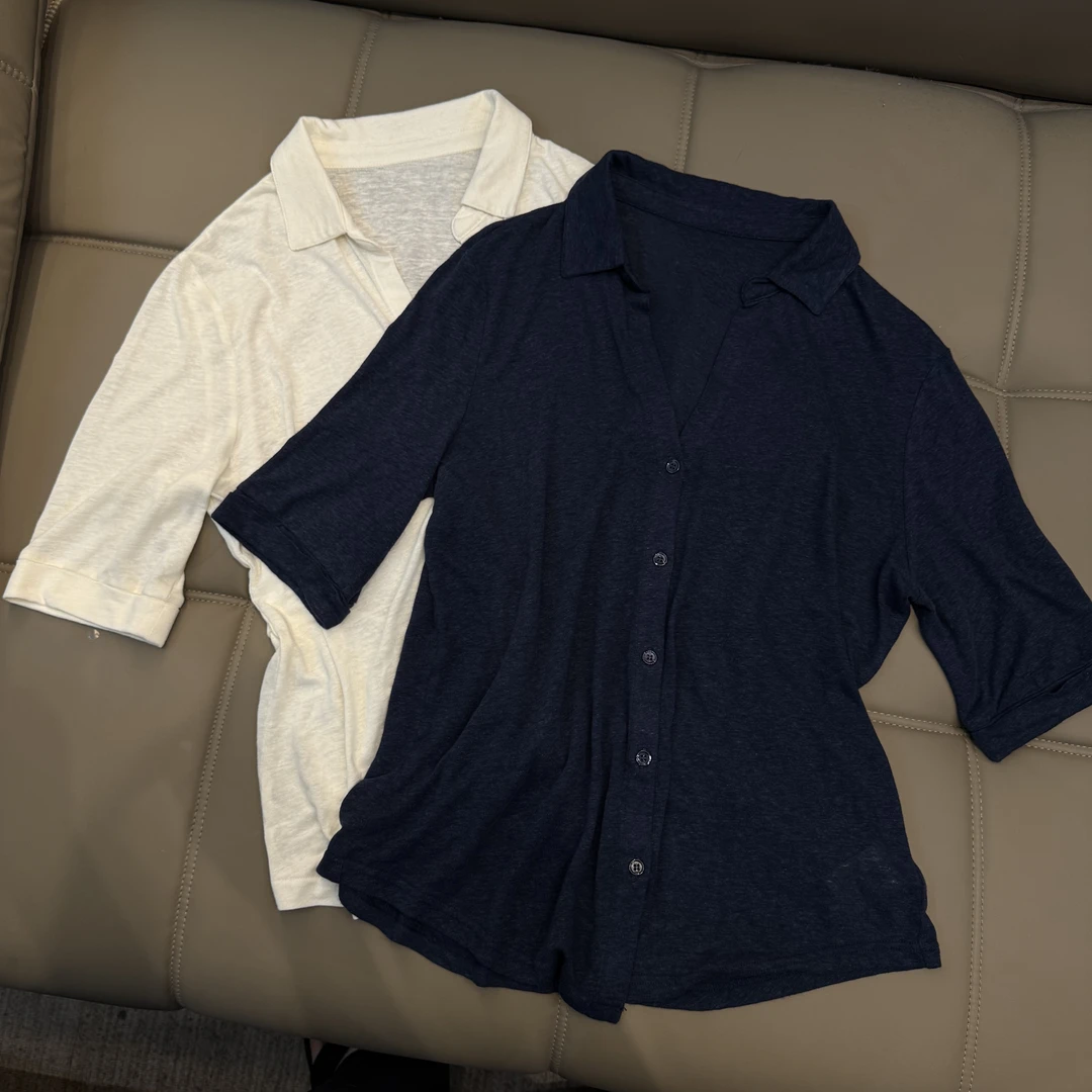 Roi-Zhang【年中大促】row家亚麻超软慵懒上衣-LL0044