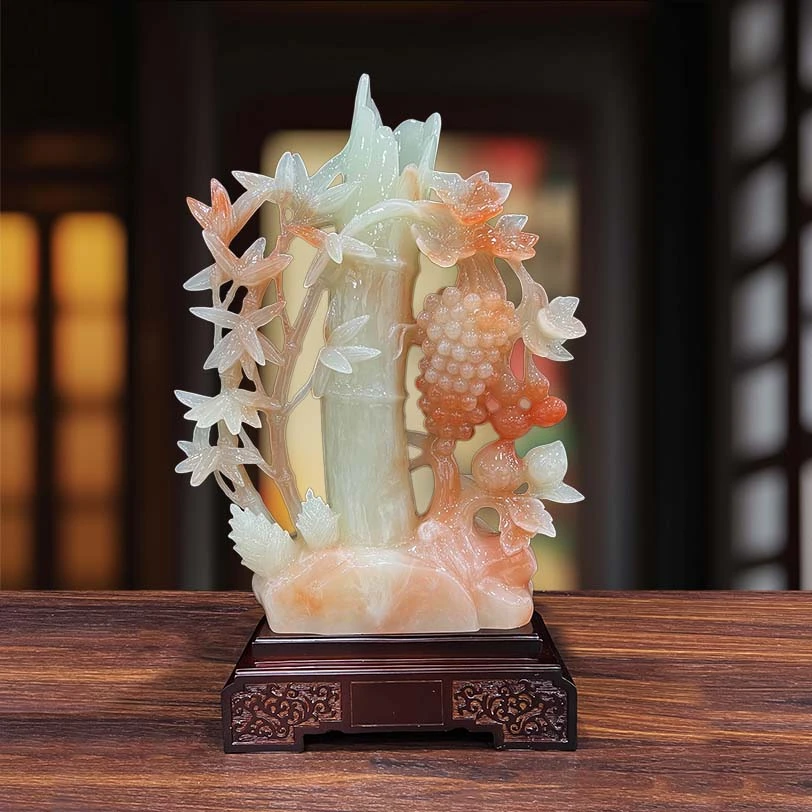 31*13*49.5节节高升硕果累累老板办公室客厅开业礼品MT-25005红色