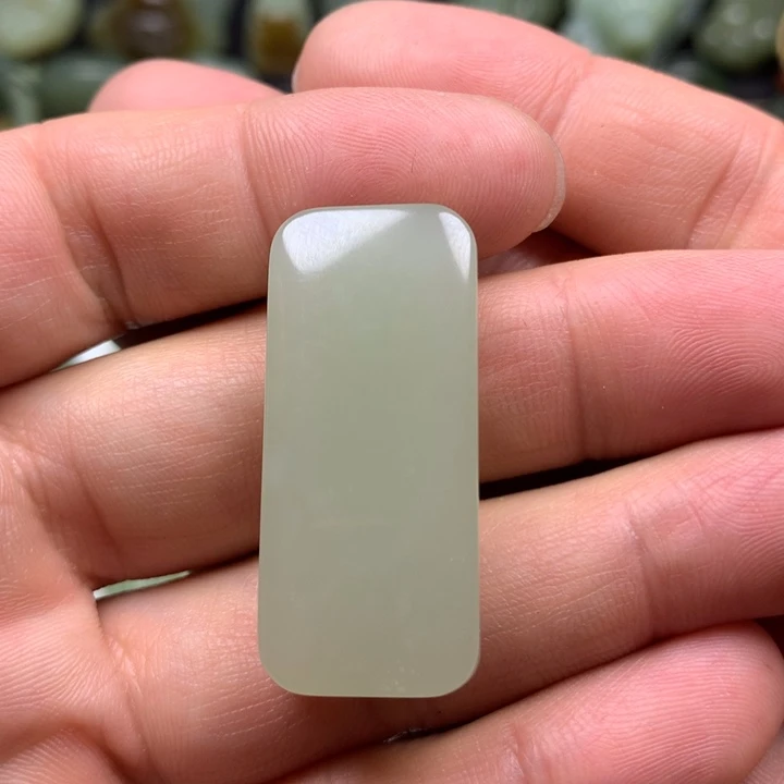 和田玉挂件未镶嵌弹**谭