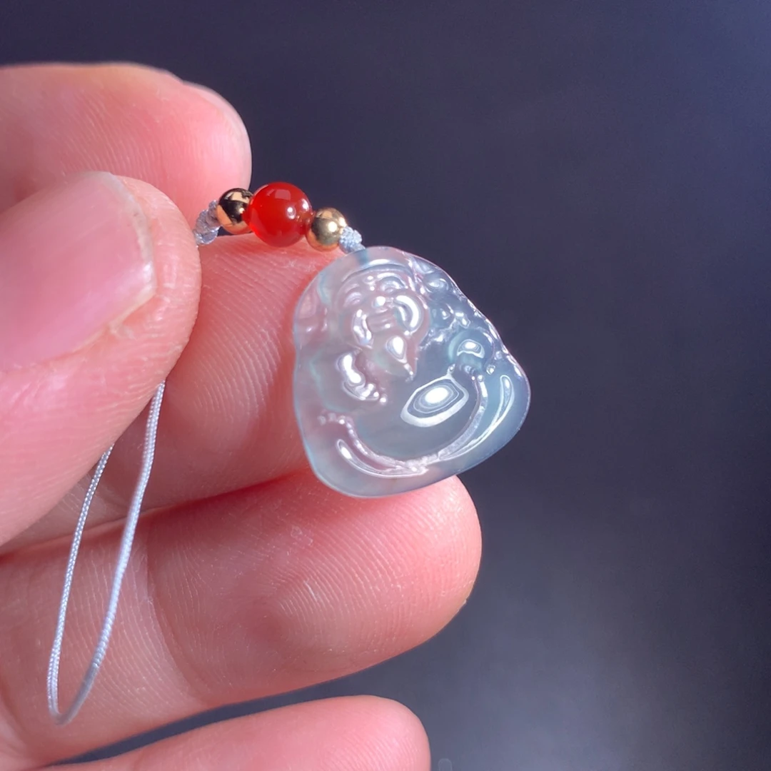 翡翠未镶嵌颈饰天然A货翡翠时尚气质女款吊坠挂坠