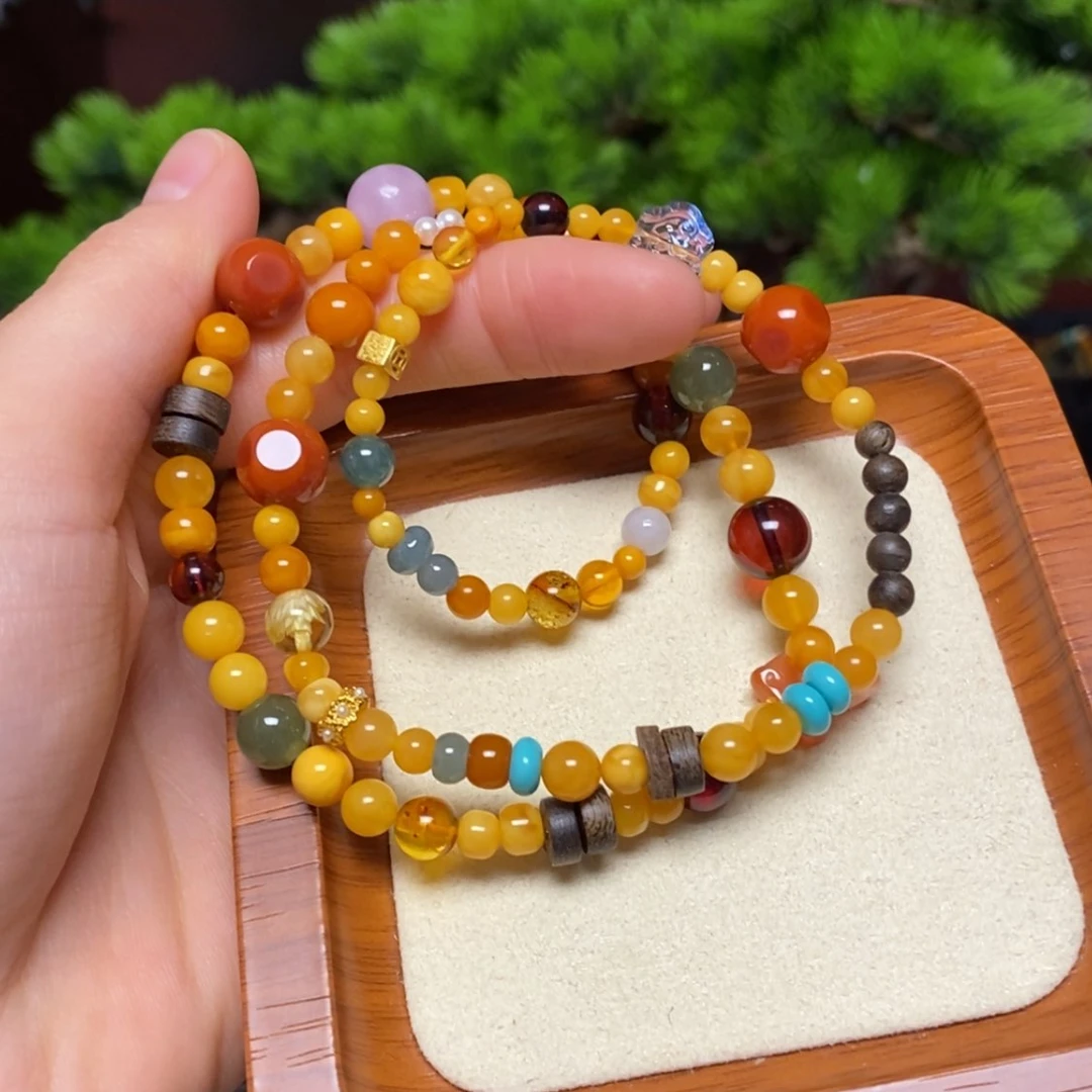 【闪购商品】手链蜜蜡未镶嵌手串