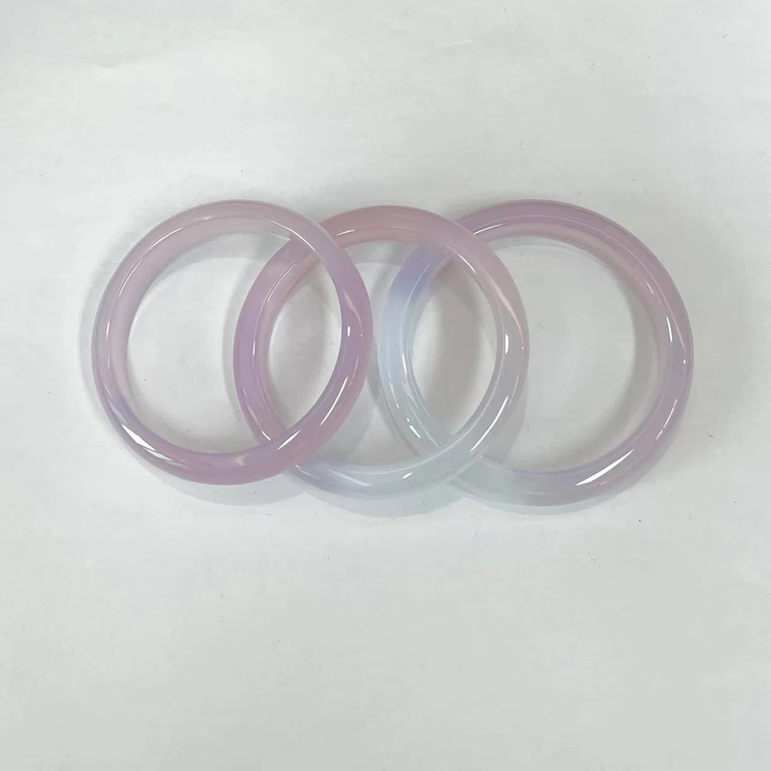 玛瑙粉紫手镯*（多样性发一件）