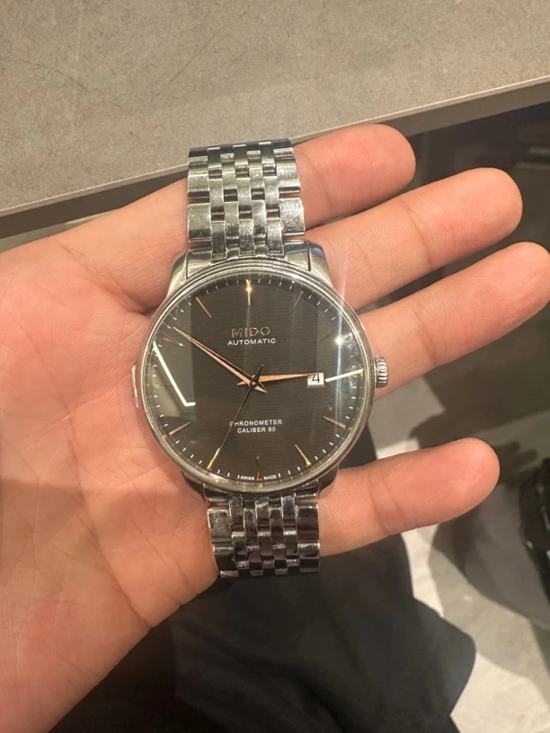 99新 Mido/美度 贝伦赛丽/黑盘/40mm/公价10100/自动机械/全套