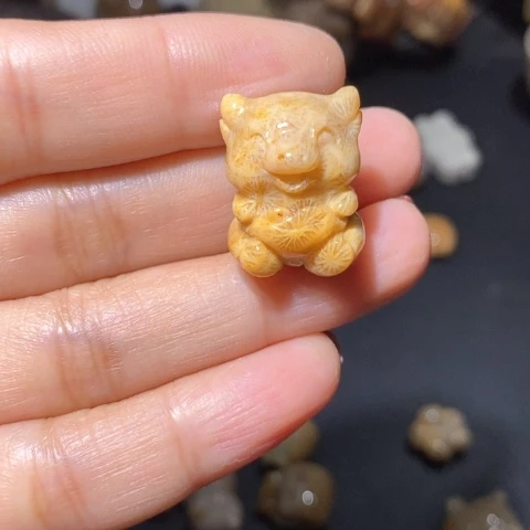 【闪购商品】硅化玉吊坠(不含链)未镶嵌
