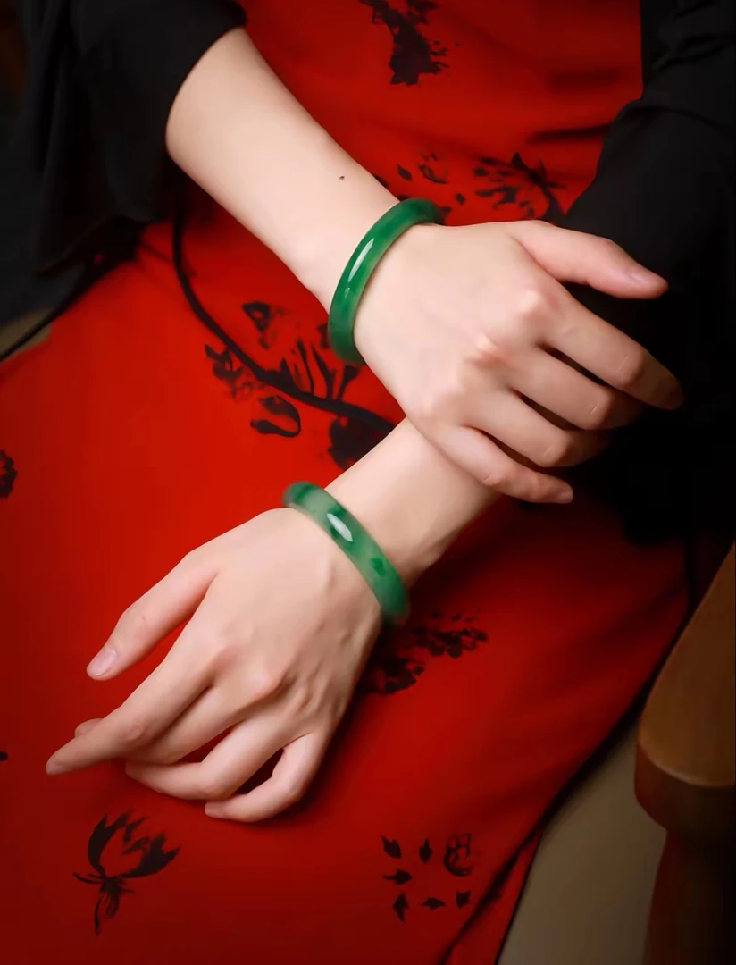 天然非洲翠手镯(多样性发其一)