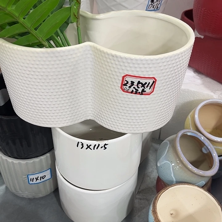 有孔！福利价陶瓷花盆性价比