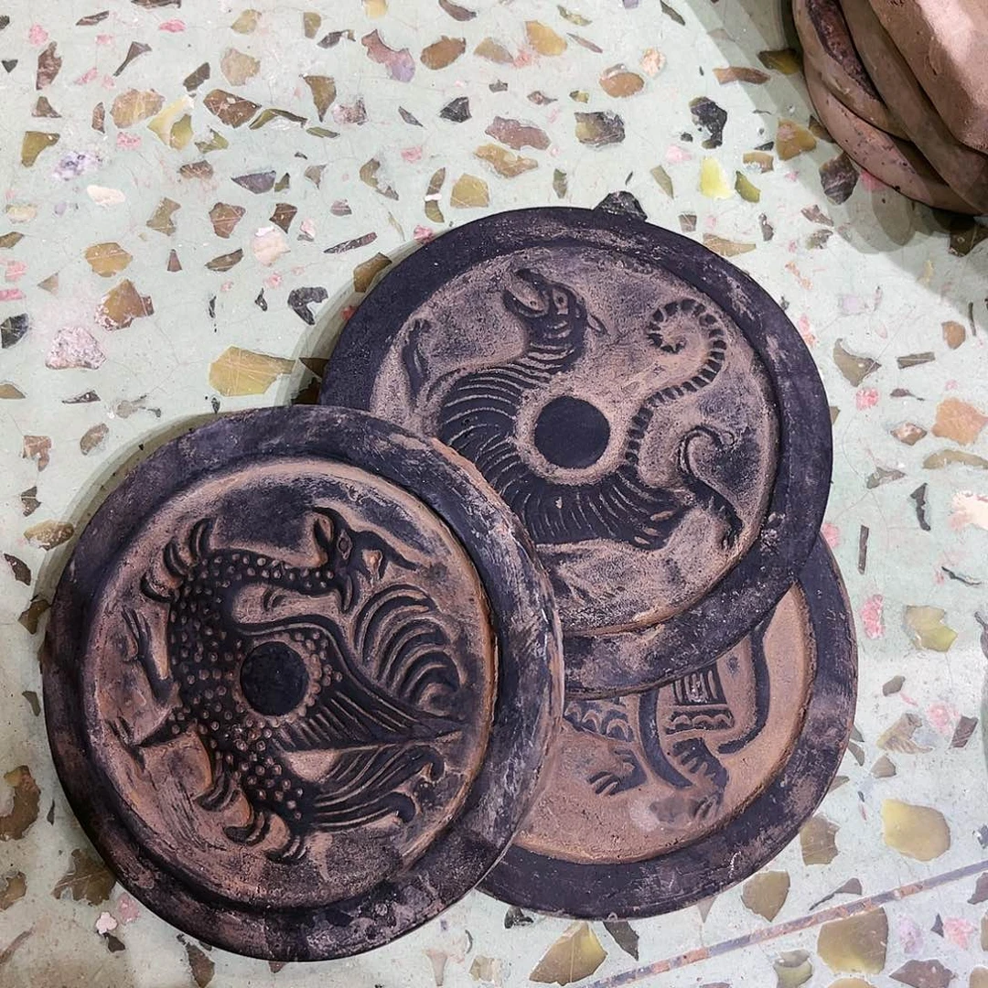 我**号瓦当摆件茶台喜欢的拍