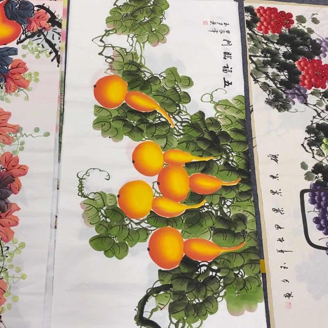 国画尺寸140✖️70四尺画画画画画