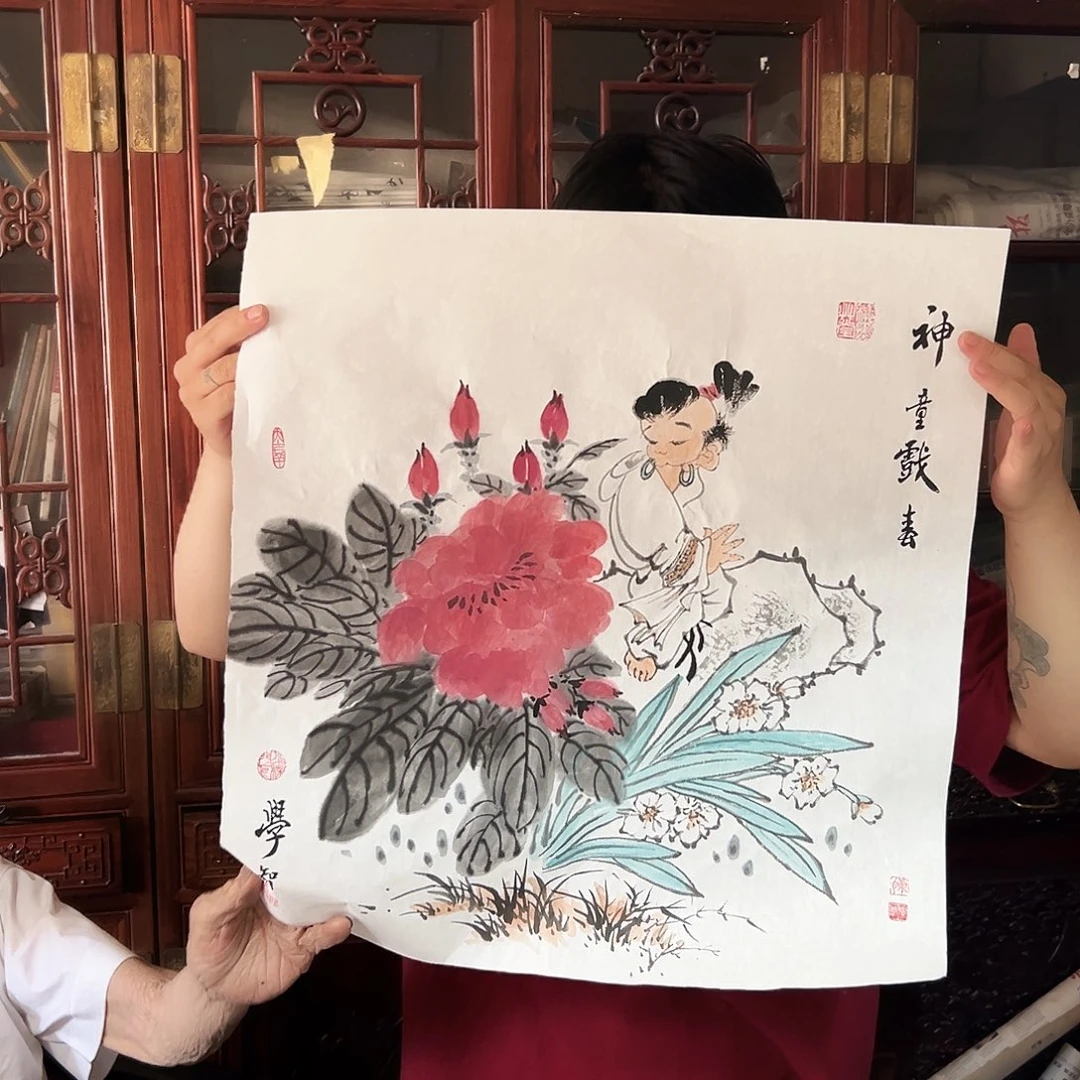 国画陈学智老师福利作品