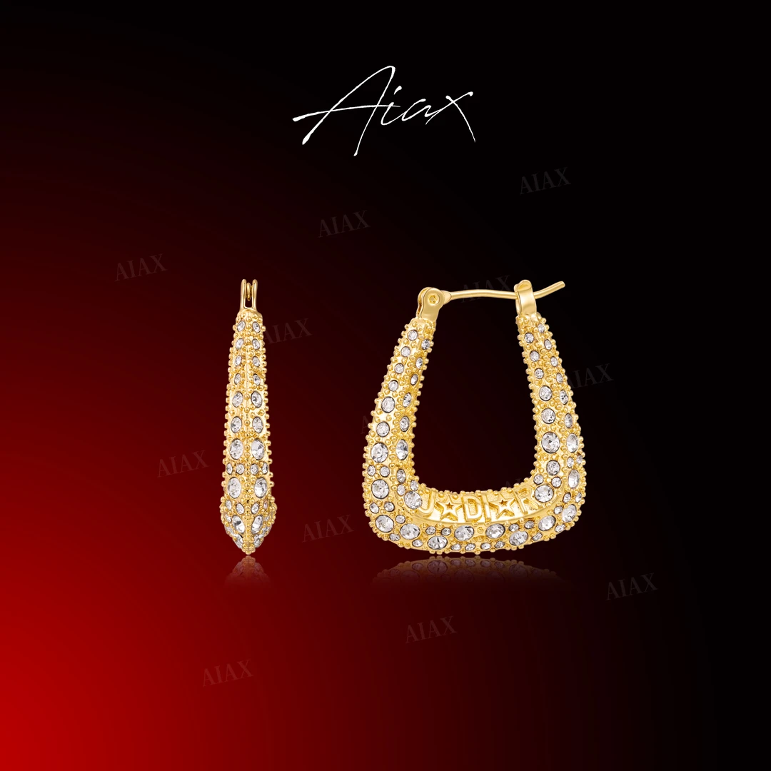 铜合金合成锆石耳饰 【情人节】【星河璀璨】满天星耳环TSL2817