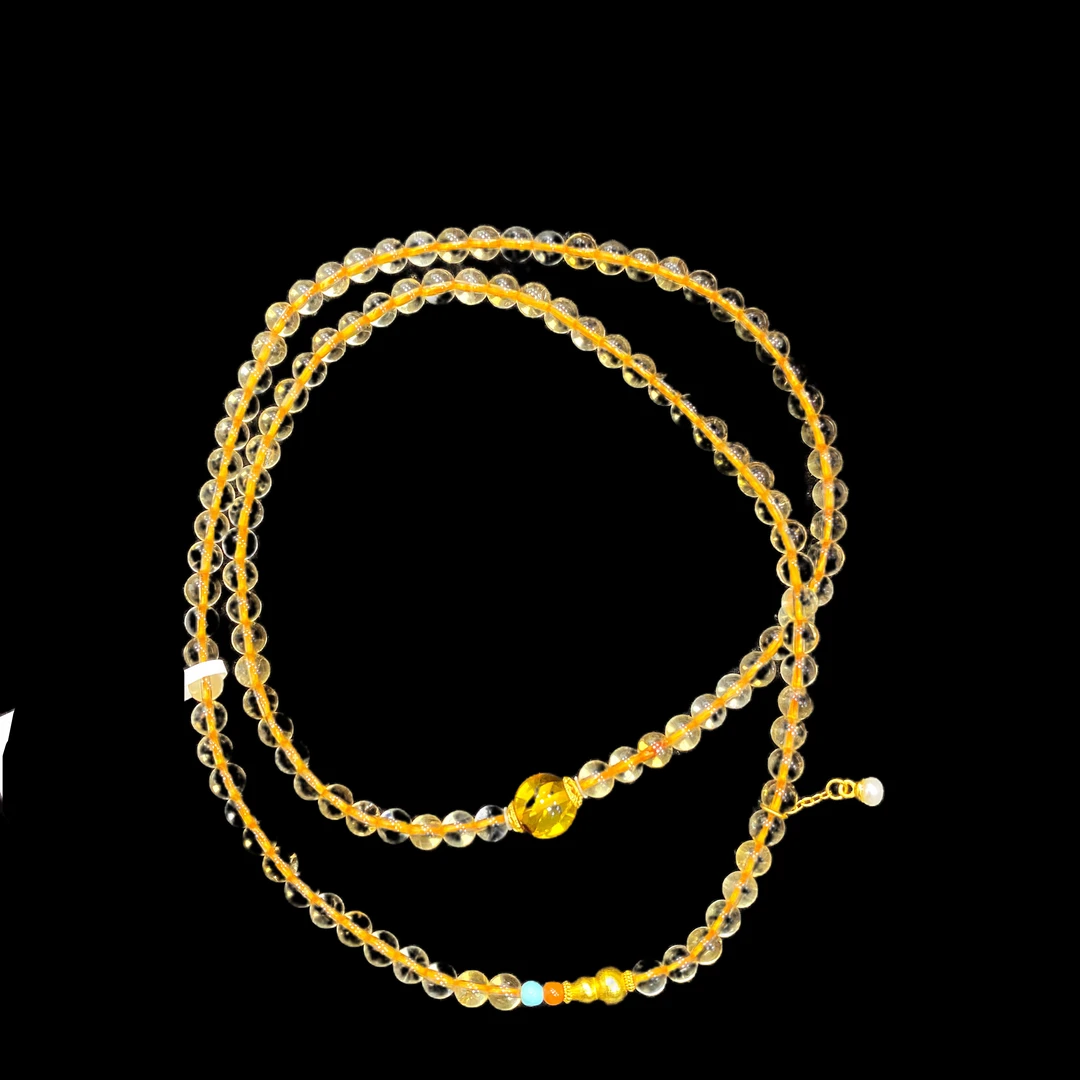 V8236黄水晶手串孤品