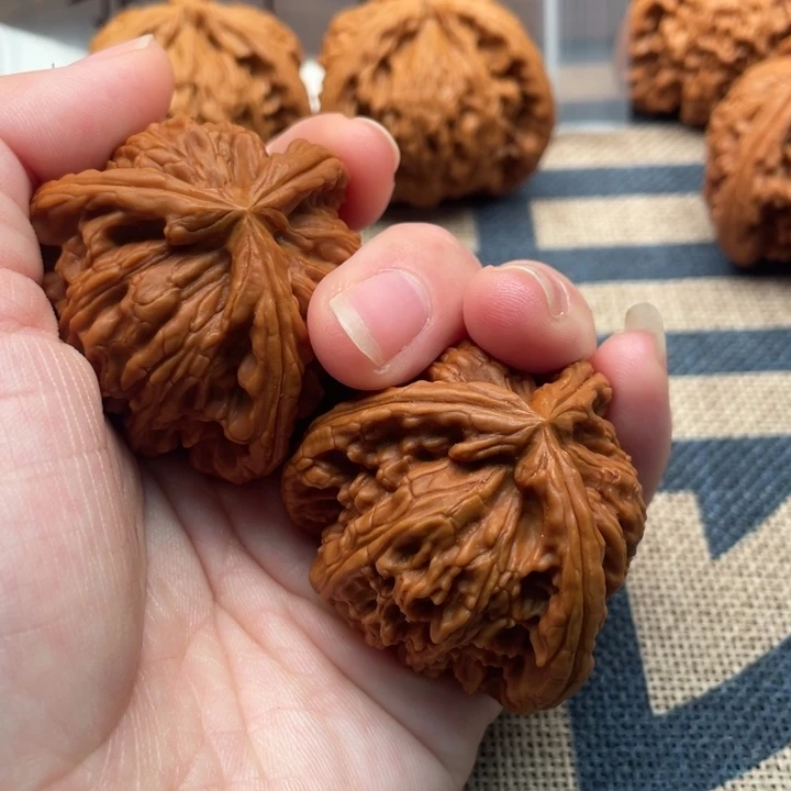 九***睡檀香木白狮子43核桃