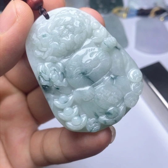 颈饰未镶嵌翡翠翡翠