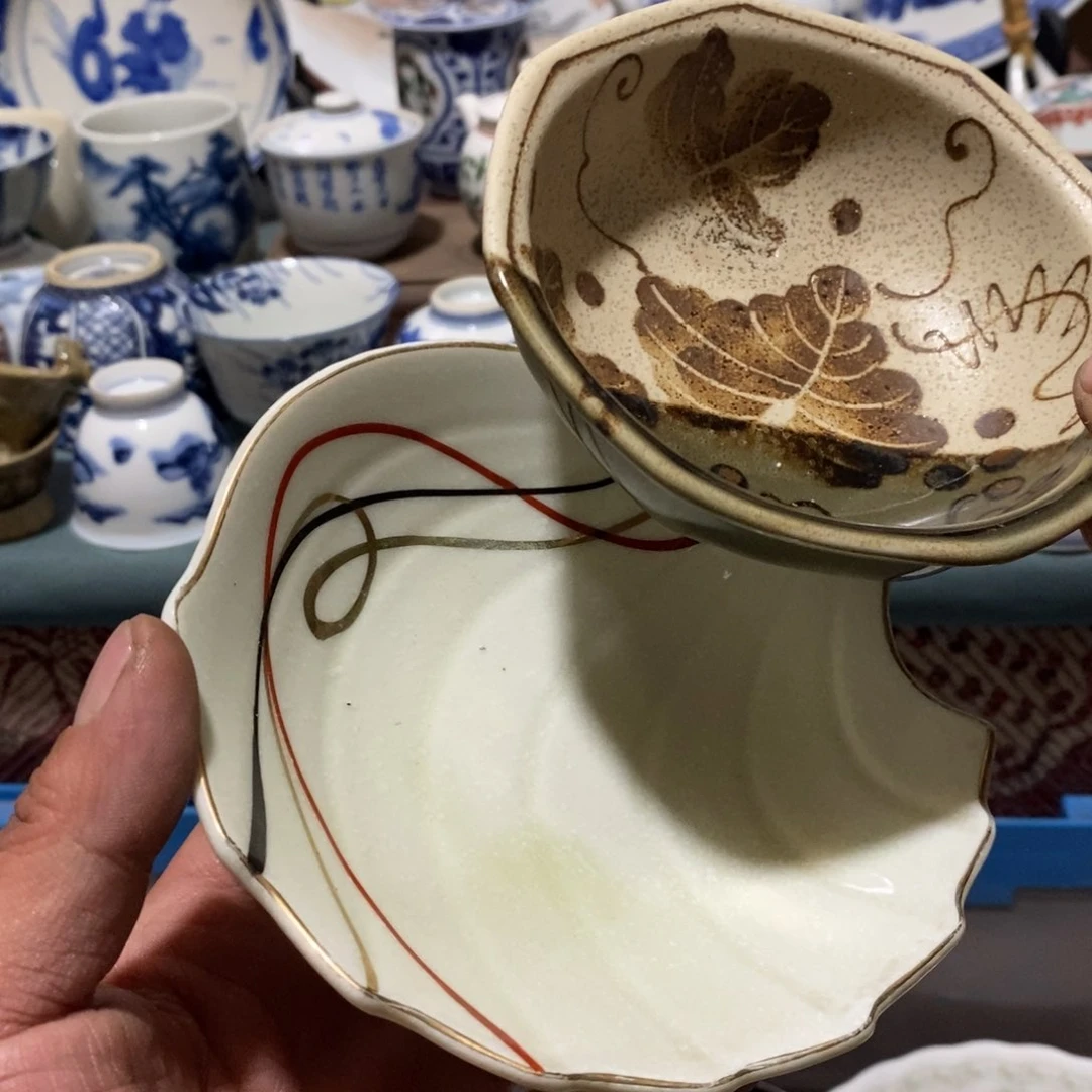 瓷片舶来瓷器满28包邮当日凑单