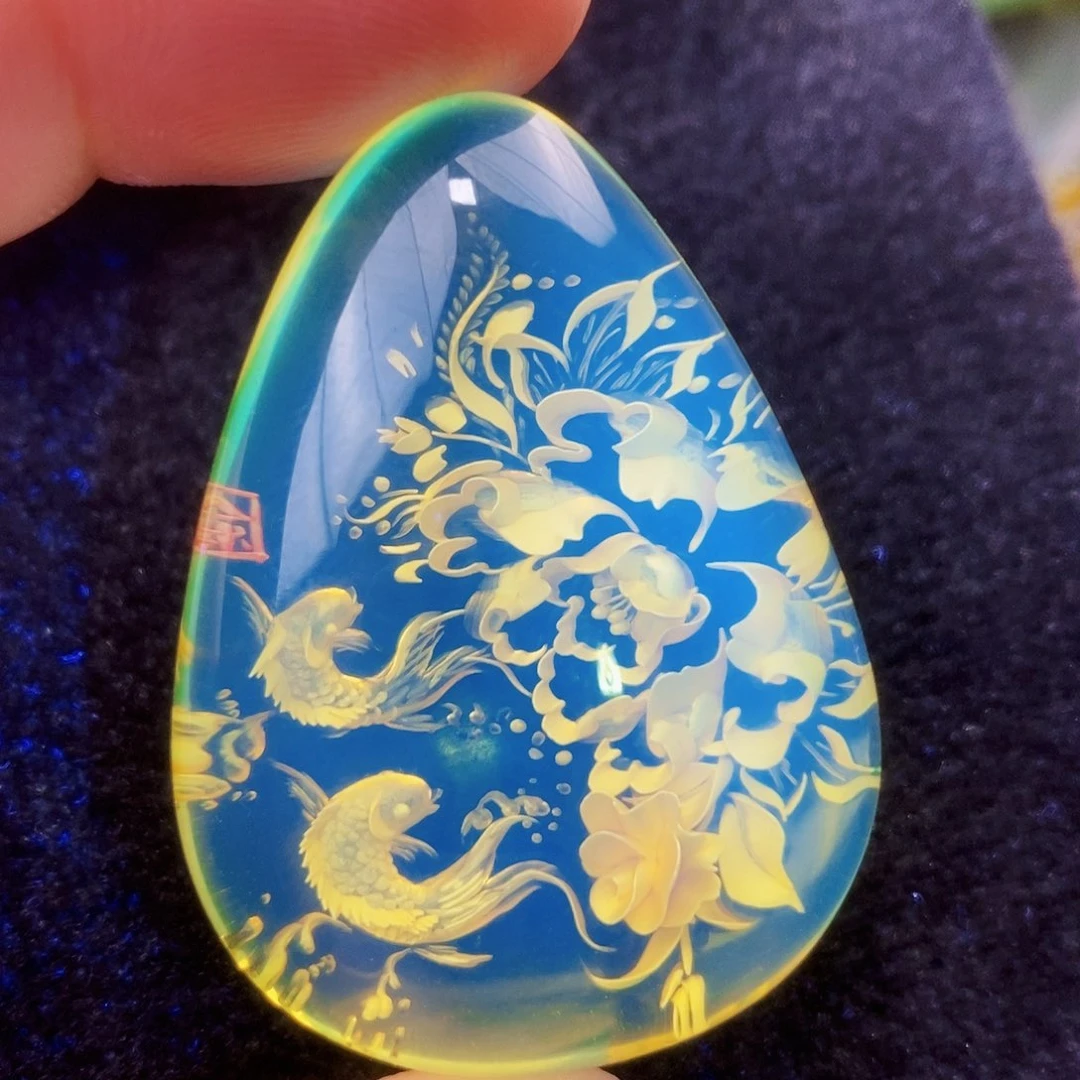 【闪购商品】金珀吊坠(不含链)未镶嵌