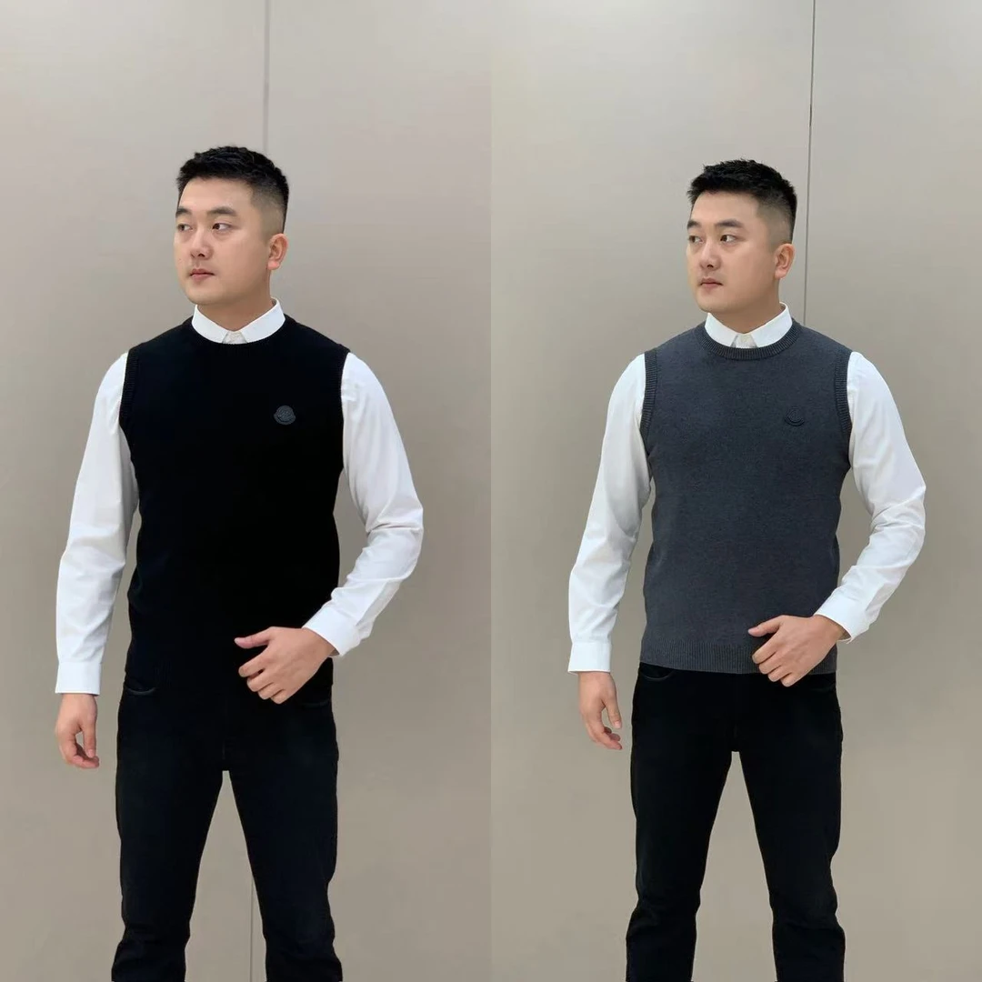 T&X/梯形男士秋冬新款简约商务休闲百搭高弹力针织背心马甲（0004）