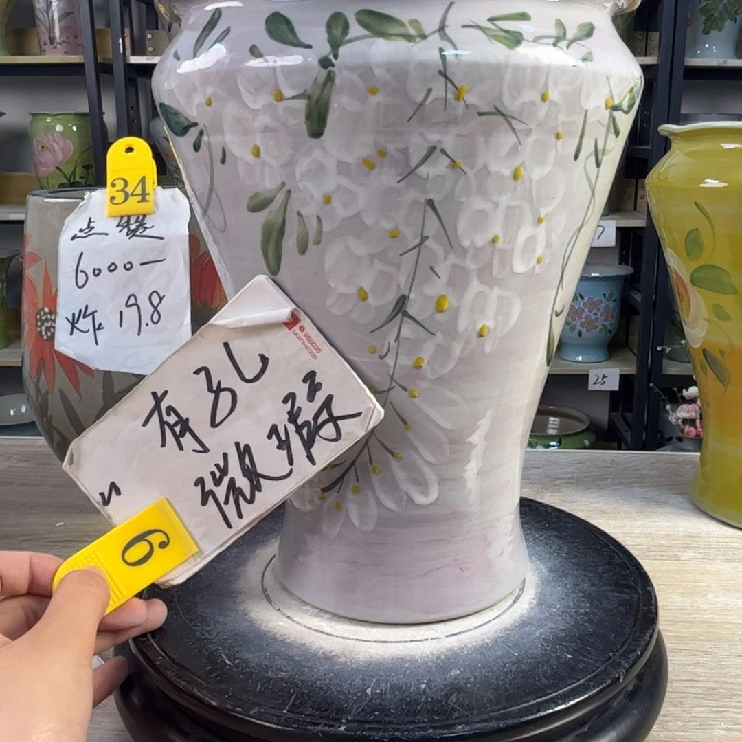 罐1tc景德镇陶瓷花盆