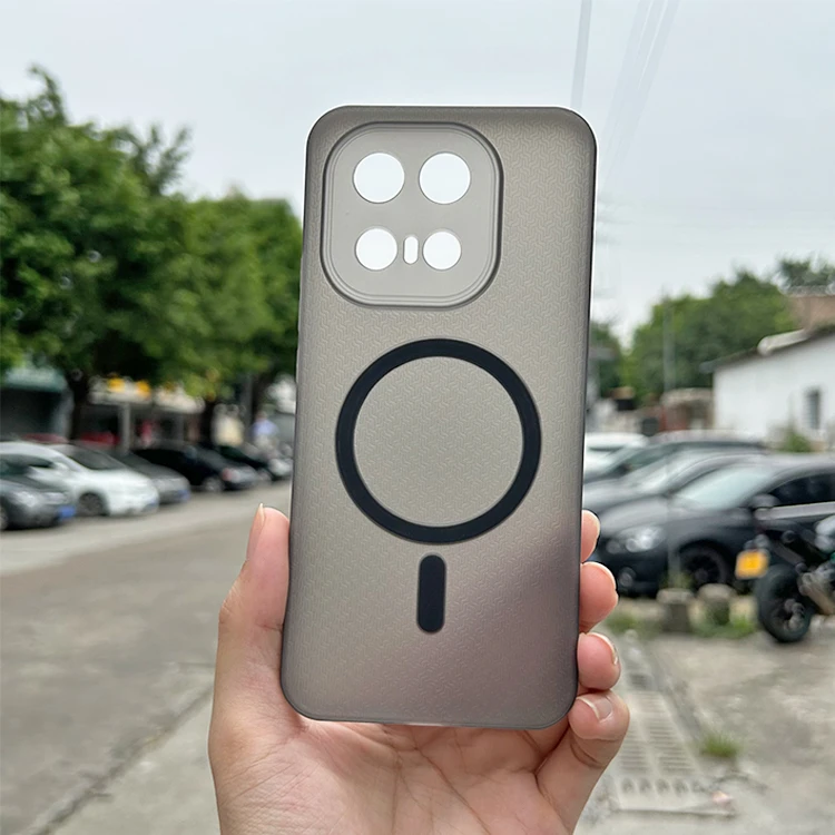 适用IQOO15手机壳Magsafe磁吸软壳无线充纹理全包保护套
