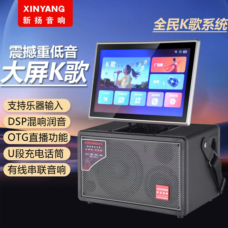 新扬XINYANG户外娱乐K歌便携式智能Wi-Fi蓝牙大功率一体机