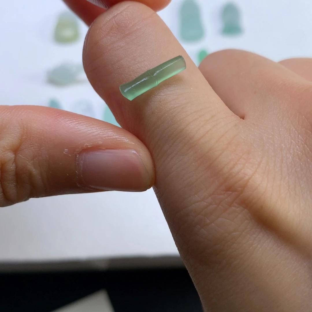 定制翡翠未镶嵌缅甸翡翠A货竹节