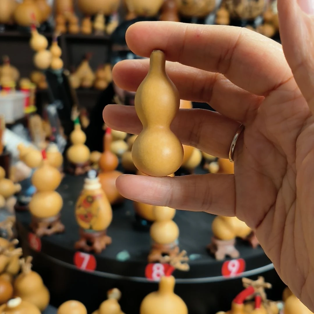 粉***肉葫芦福禄双全手把件