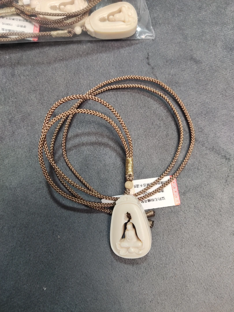 猛犸牙无相佛全品相吊坠19020476（适合父母拍给小孩佩戴）