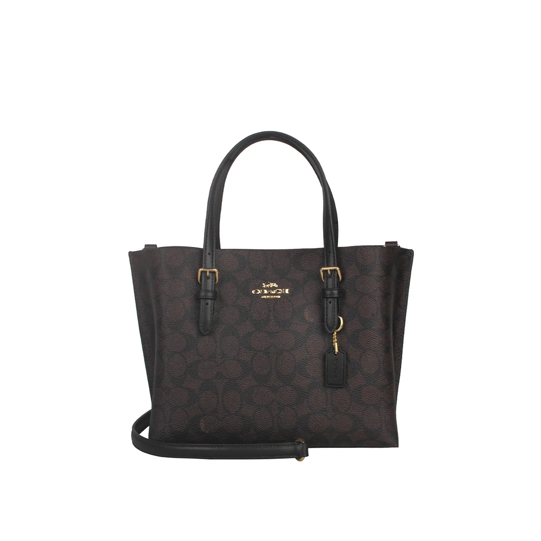 蔻驰（COACH）MOLLIE 25中号女士经典老花单肩斜挎手提包