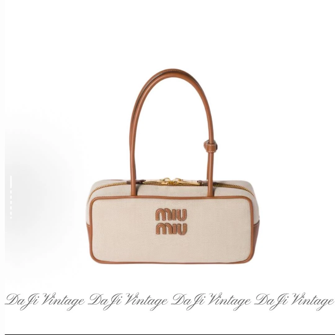 大吉中古/miumiu缪缪米色beau单肩包
