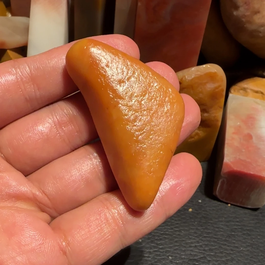 老挝石田黄原石，