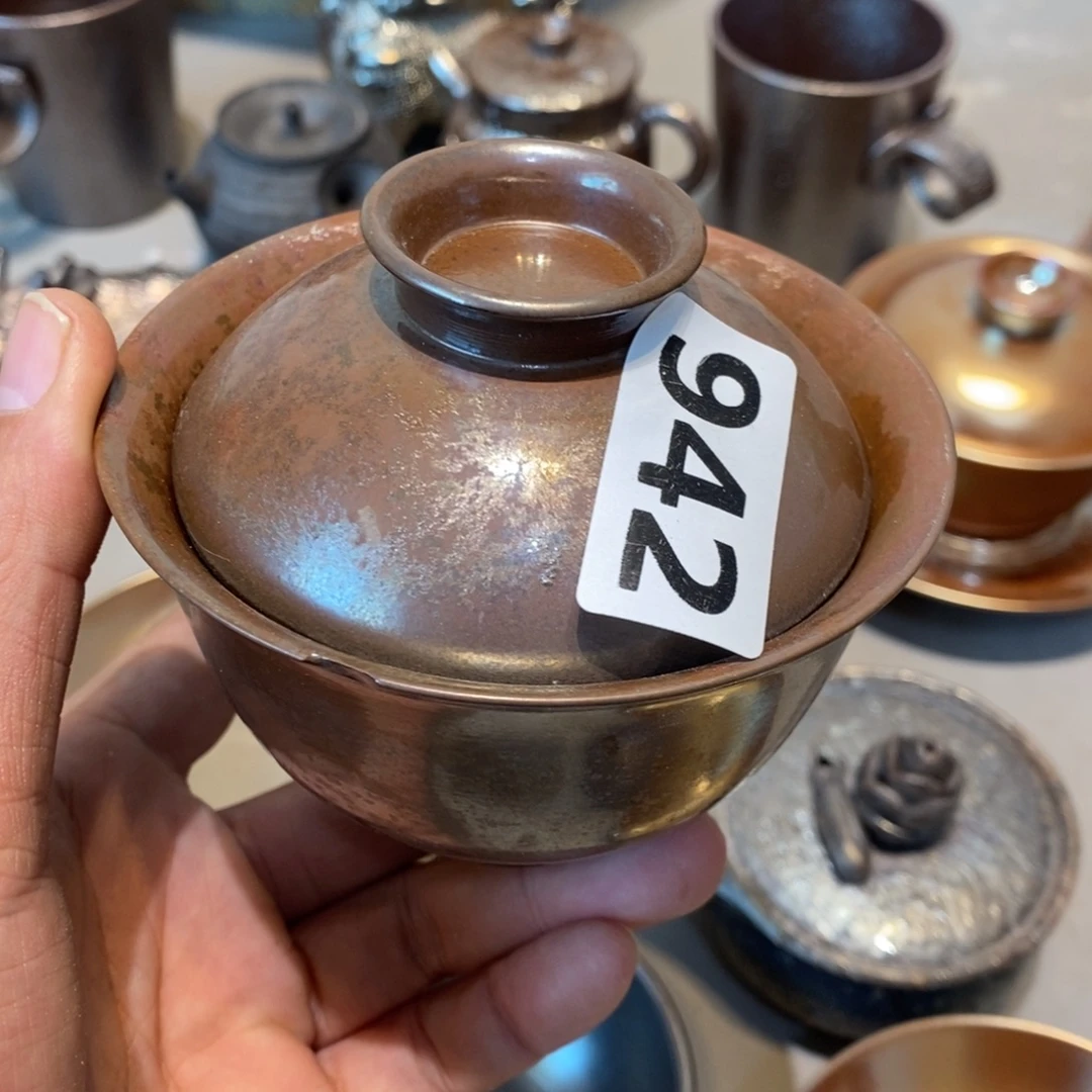 柴烧茶具陶瓷杯子