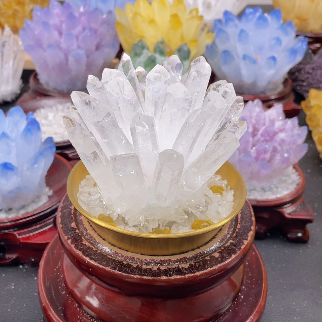 石材智**名天然白水晶150+10