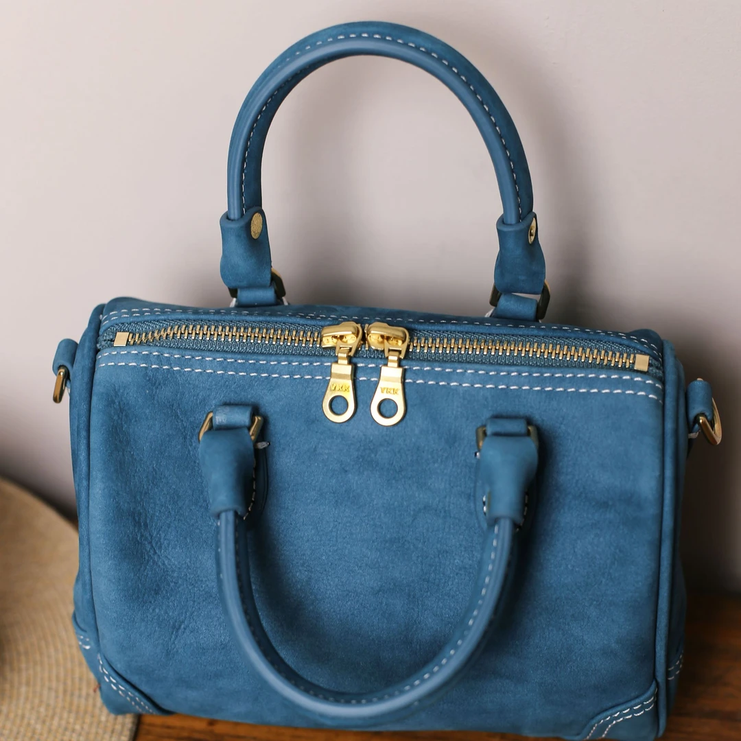 30196重磅复古单肩斜挎波士顿彩色波士顿包包小众高级百搭包