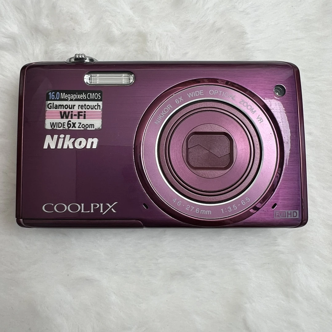 95新 Nikon/尼康 s5200紫色 带Wi-Fi 98新 复古冷白皮