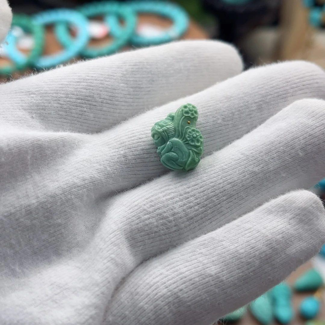 绿松石未镶嵌配饰