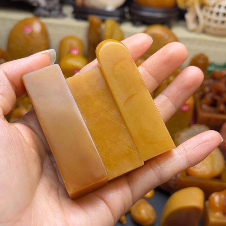 光***落寿山石印石题材：工艺品