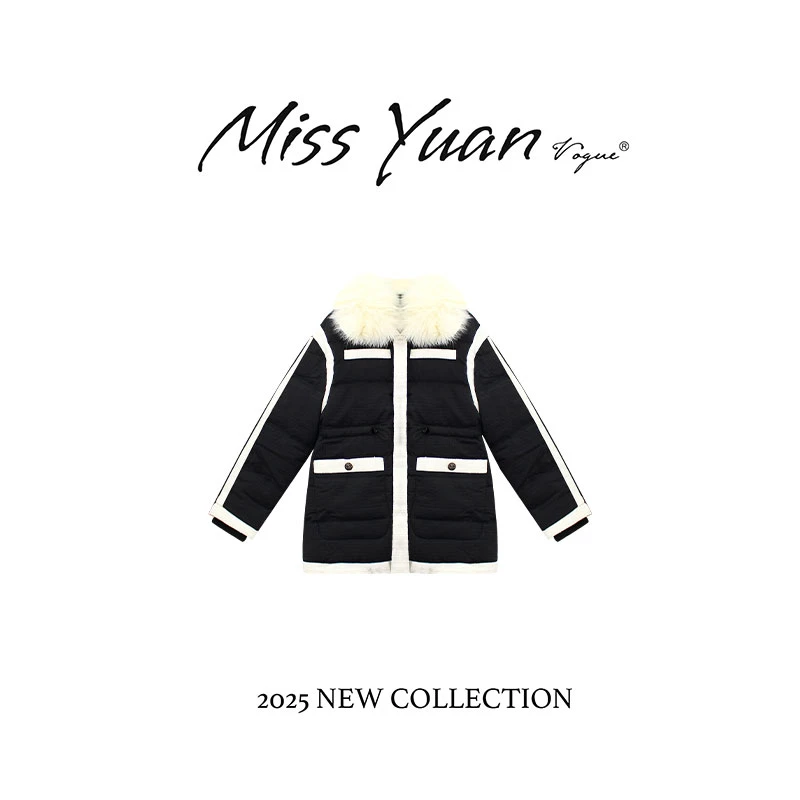 M.Y. 媛总 2025秋冬新款气质名媛外套时尚潮流女外套1LY3029Q