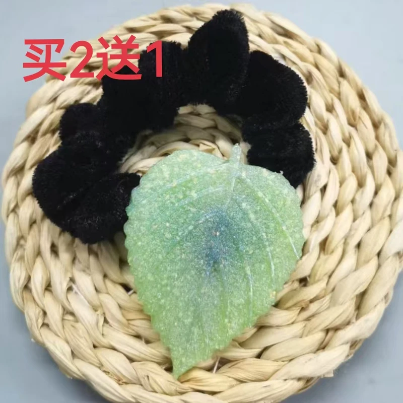 发饰高弹力皮筋水钻发圈绒布成人盘发发绳头绳丸子头发头花头饰