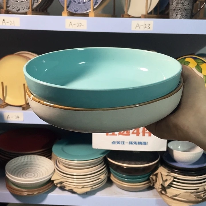 瓷2只高温釉下彩陶瓷