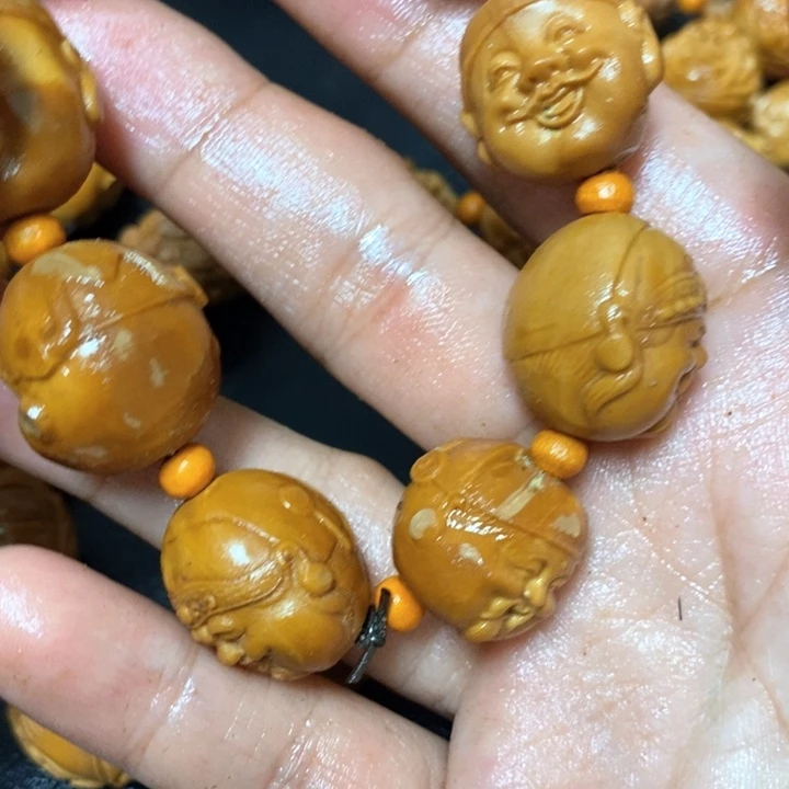 手串/手链橄榄核橄榄微瑕财神头
