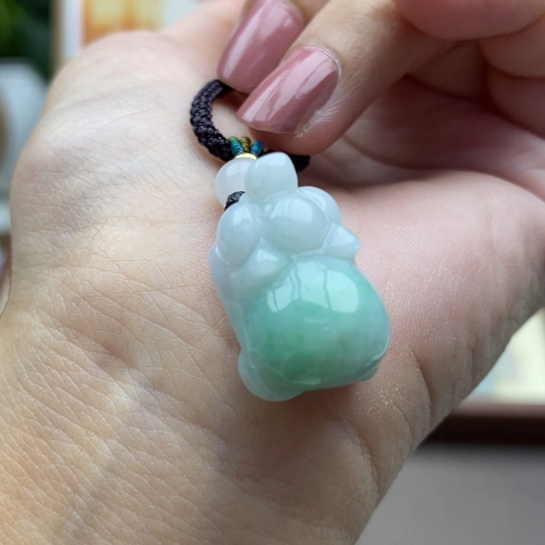 翡翠未镶嵌颈饰吊坠4