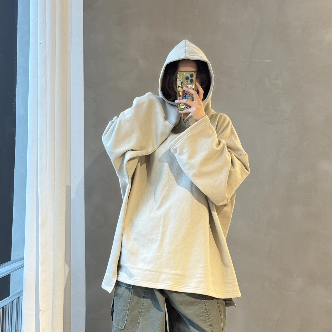 韩国新款纯色卫衣宽松