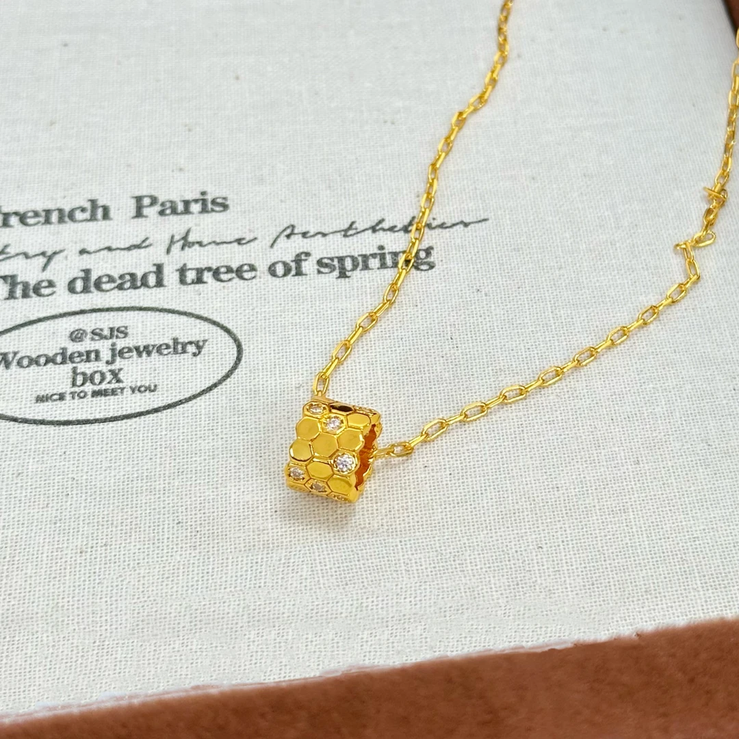 XL3723 【蜂巢小蛮腰】锁骨链精致百搭项链