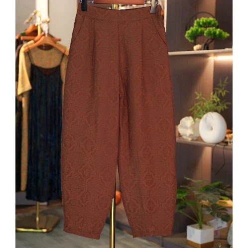 【云想周周-古韵新风】中式国风小脚裤3642